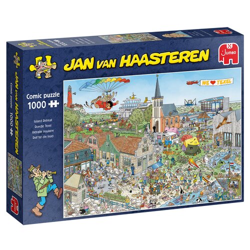 Puzzle JUMBO Jan Van Haasteren Zacisze na wyspie 20036 (1000 elementów)