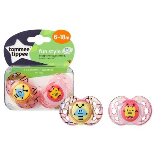 Smoczek TOMMEE TIPPEE  Fun mix (2 szt.)