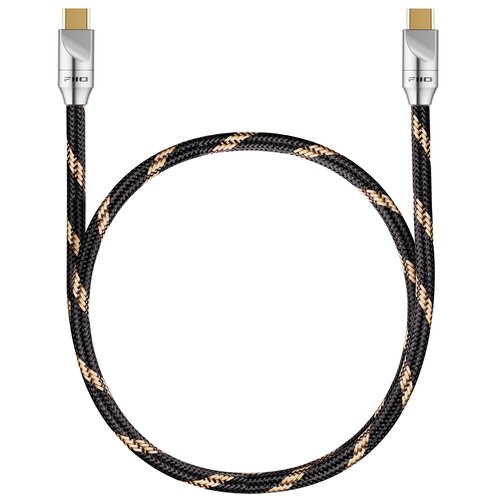 Kabel USB-C - USB-C FIIO LT-TC5 1.5 m Czarno-złoty