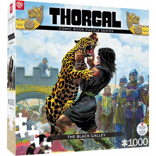 Puzzle CENEGA Comic Book: Thorgal Czarna Galera (1000 elementów)