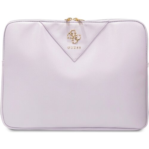 Etui na laptopa GUESS Triangle 4G 13-14 cali Fioletowy