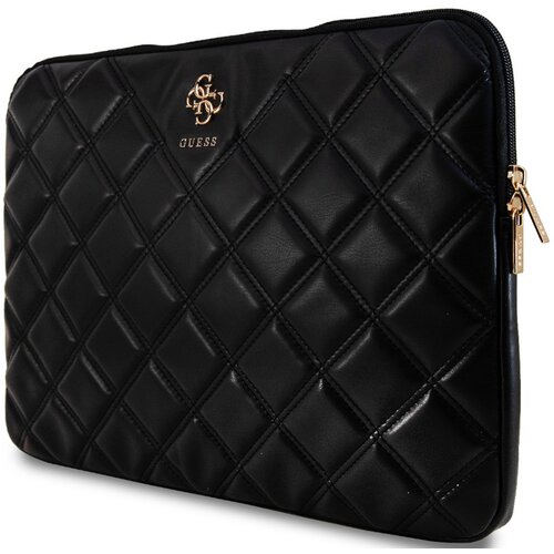 Etui na laptopa GUESS Quilted 4G 15-16 cali Czarny