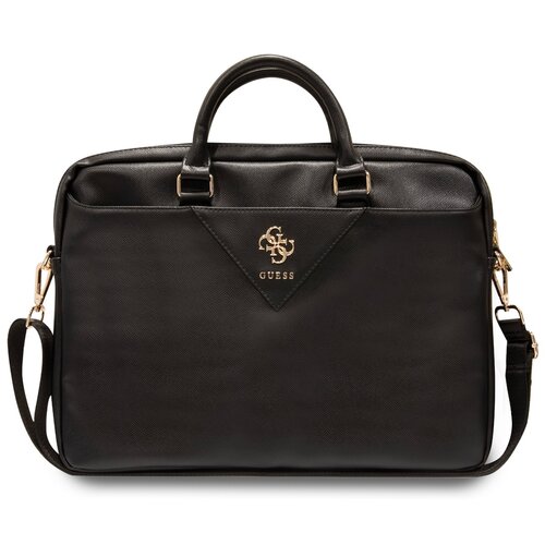 Torba na laptopa GUESS Triangle 4G 16 cali Czarny