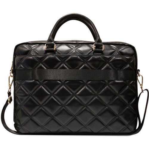Torba na laptopa GUESS Quilted 4G 16 cali Czarny