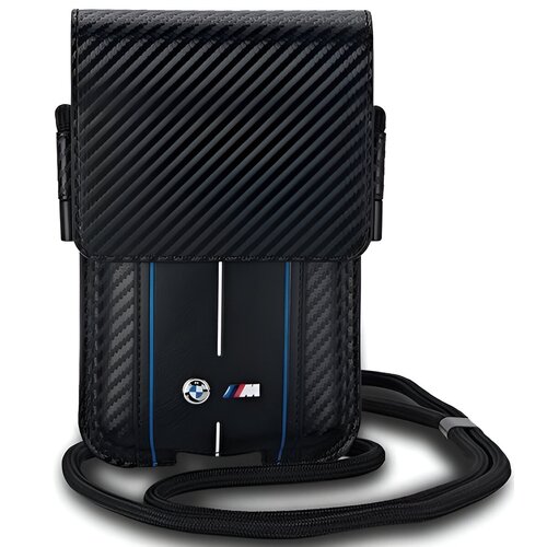 Torebka BMW Carbon & Blue Stripe Czarny