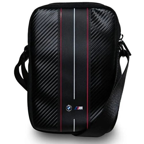 Torebka na tablet BMW Carbon & Red Stripes 8 cali Czarny