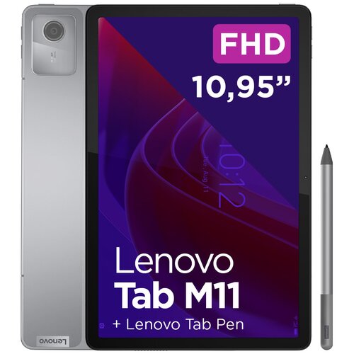 Tablet LENOVO Tab M11 10.95" 4/128 GB LTE Wi-Fi Szary + Rysik
