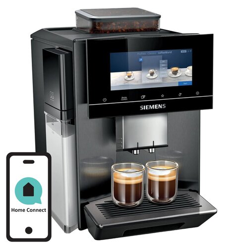 Ekspres SIEMENS TQ905RZ5 EQ900 Plus Czarny (Cold Brew) sterowanie przez aplikacje HomeConnect