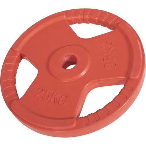 Obciążenie GORILLA SPORTS Grip 30 (25 kg) Czerwony