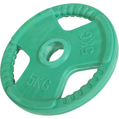 Obciążenie GORILLA SPORTS Grip 51 (5 kg) Zielony