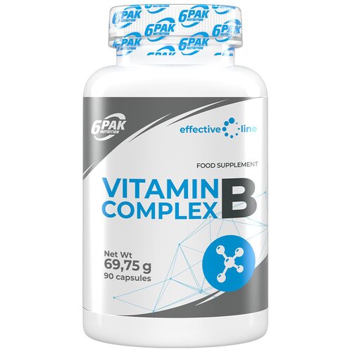Kompleks witamin 6PAK Vitamin B Complex (90 kapsułek)