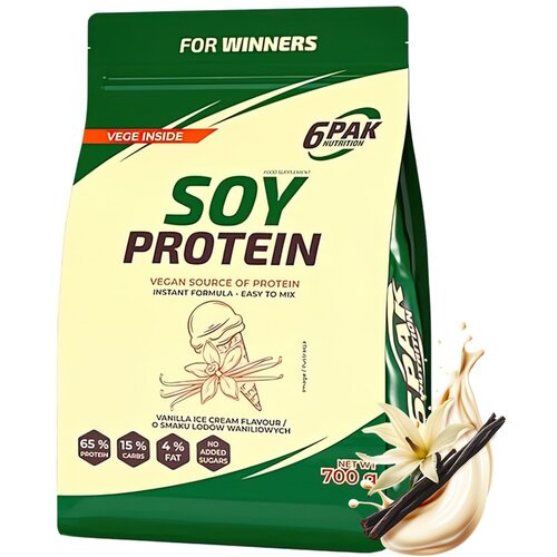 Odżywka białkowa 6PAK Soy protein Lody waniliowe (700 g)
