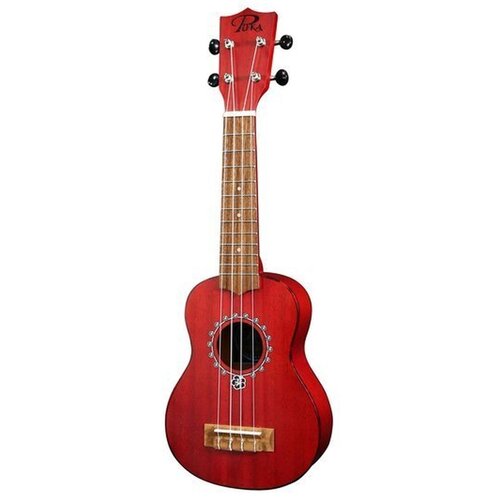 Ukulele PUKA PK-HBS Sopran Czerwony