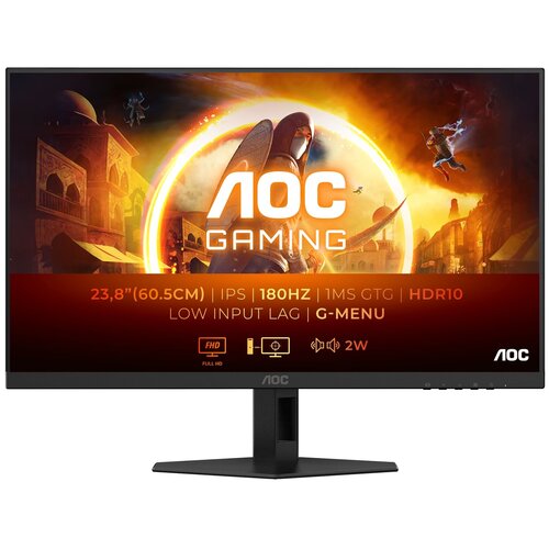 Monitor AOC 24G4XE 23.8" 1920x1080px IPS 180Hz 0.5 ms [MPRT]