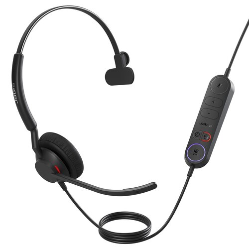 Słuchawki nauszne JABRA Engage 40 Inline Link USB-A MS ANC Mono