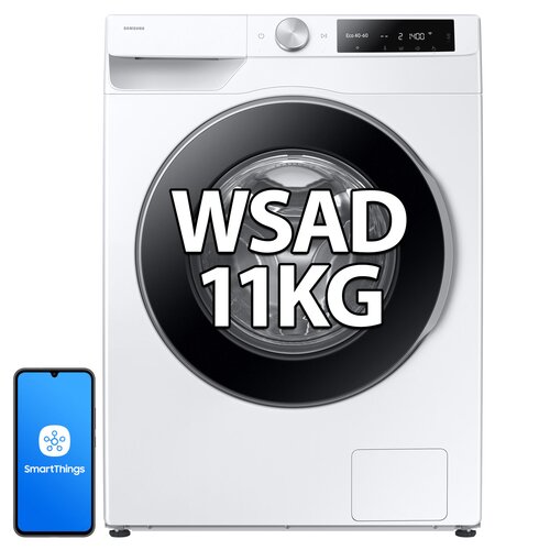 Pralka SAMSUNG WW11DG6B25LEU4 AI Energy EcoBubble A SpaceMax 11kg 1400 obr
