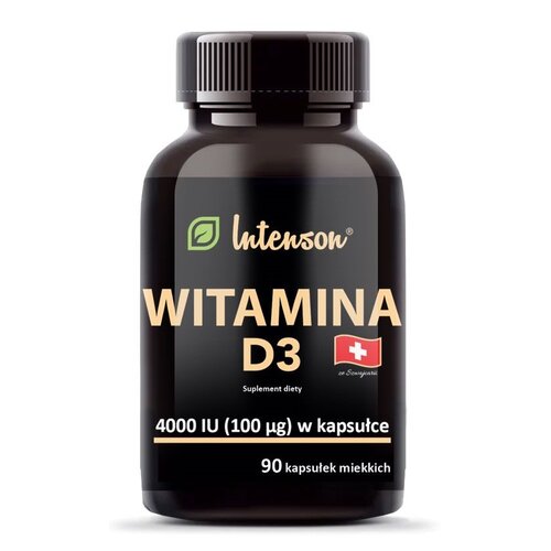 Witamina D3 INTENSON 4000 IU (90 kapsułek)