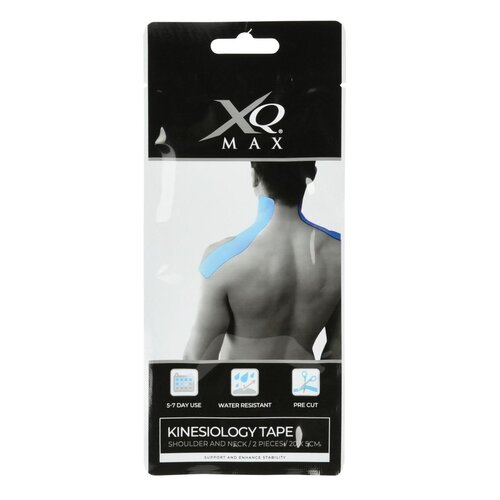 Taśma kinezjologiczna XQMAX 7055835 Niebieski (2 sztuki)
