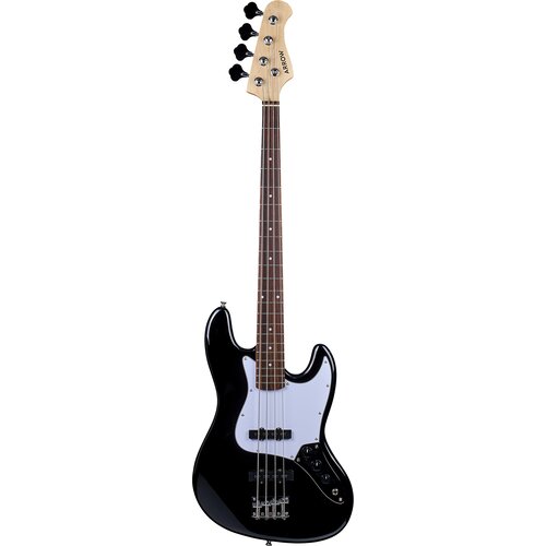 Gitara basowa ARROW Louisiana 4 Bass Night Black Rosewood/White