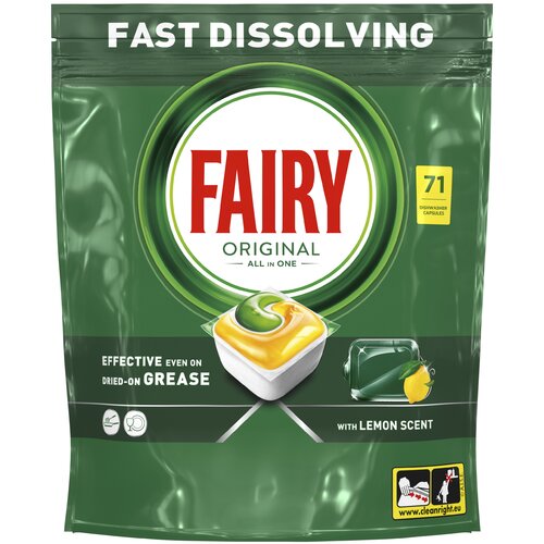 Kapsułki do zmywarki FAIRY Original All in One Lemon - 71 szt.