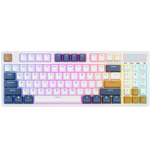 Klawiatura ROYAL KLUDGE RK89 RGB Lemon Switch Biały