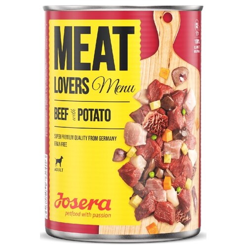 Karma dla psa JOSERA Meat Lovers Menu Wołowina z ziemniakami 6 x 800 g