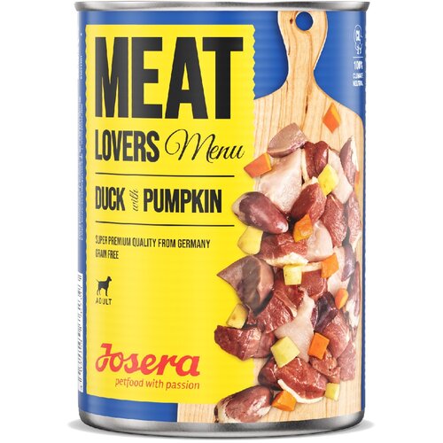 Karma dla psa JOSERA Meat Lovers Menu Kaczka z dynią (6 x 800 g)