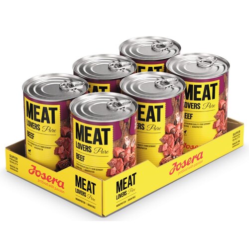 Karma dla psa JOSERA Meat Lovers Pure Wołowina (6 x 400 g)