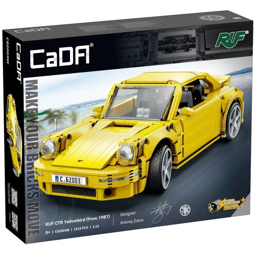 Klocki plastikowe CADA Samochód miejski RUF CTR C62003W