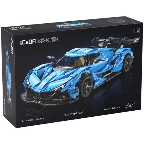 Klocki konstrukcyjne CADA Master V12 Hypercar C64003W
