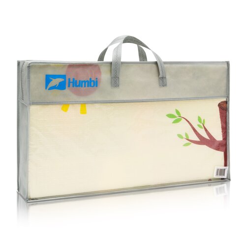 Mata piankowa HUMBI 2w1 Składana 120 x 180 x 0.8 cm 9001 Wielokolorowy