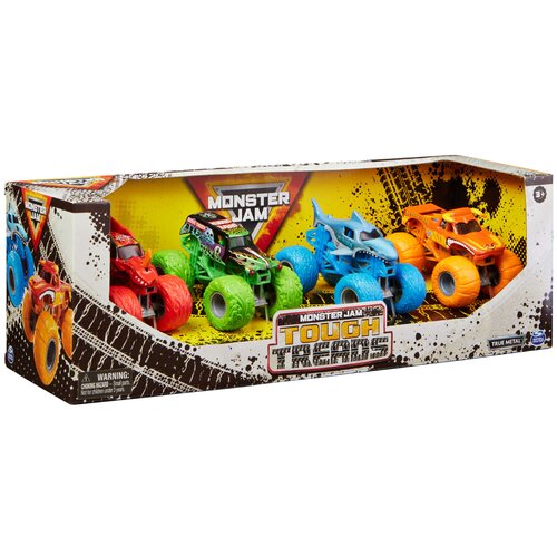 Zestaw pojazdów SPIN MASTER Monster Jam Tough Treads 6064767  20138125  (4 samochody)