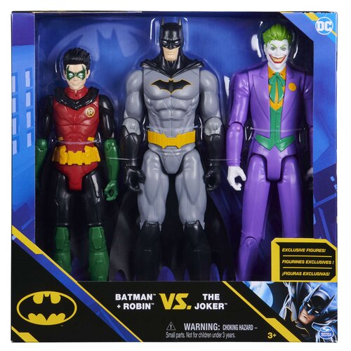 Zestaw figurek SPIN MASTER DC Comics Batman Robin Joker 6064967