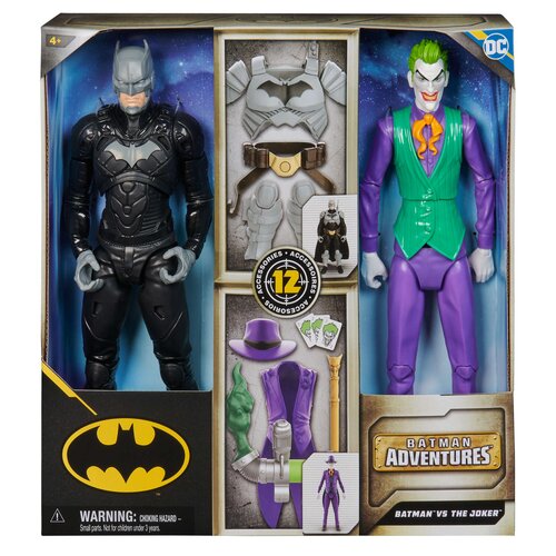 Zestaw figurek SPIN MASTER Batman vs Joker DC Comics + akcesoria