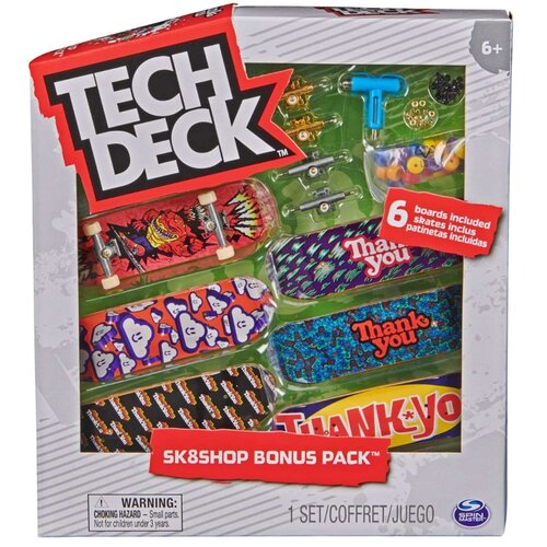 Zestaw do fingerboard SPIN MASTER Tech Deck Sk8Shop Bonus Pack Thank You