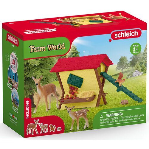 Zestaw figurek Karmienie leśnych zwierząt SCHLEICH 42658