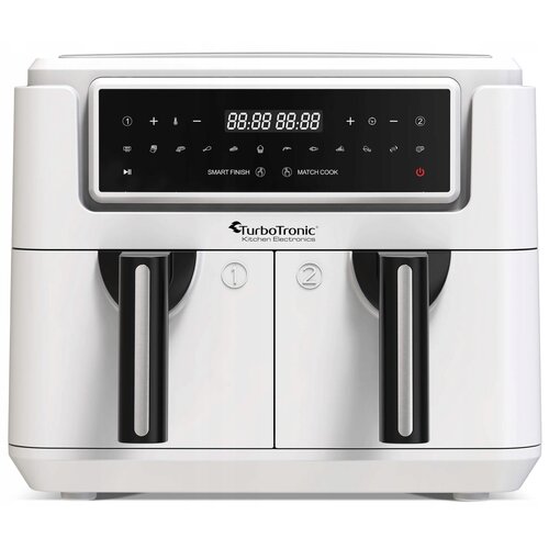 Air Fryer Frytkownica beztłuszczowa TURBOTRONIC TT-AF118 Biały z podwójnym koszem
