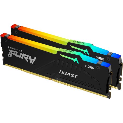 Pamięć RAM KINGSTON Fury Beast Black RGB XMP 32GB (2x16GB) 6000MHz