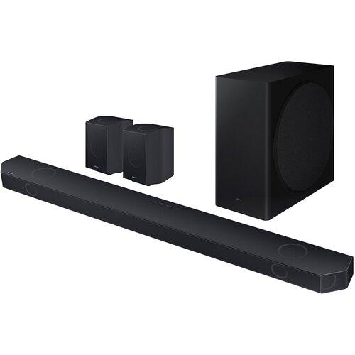 Soundbar SAMSUNG HW-Q930D EN Czarny 9.1.4-kanałowy,Bezprzewodowy Subwoofer,Wi-Fi,BT,AirPlay2,HDMI eARC,HDR10+