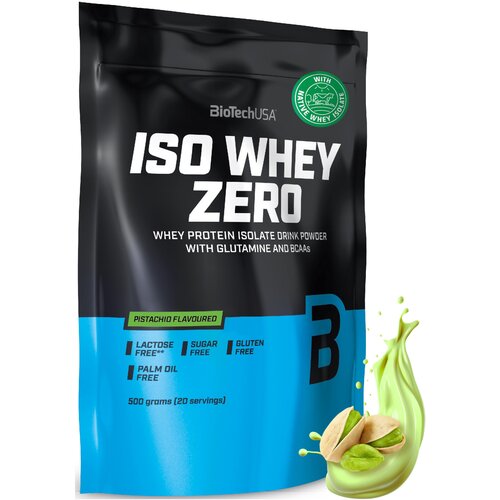 Odżywka białkowa BIOTECH Iso Whey Zero Pistacjowy (500 g)