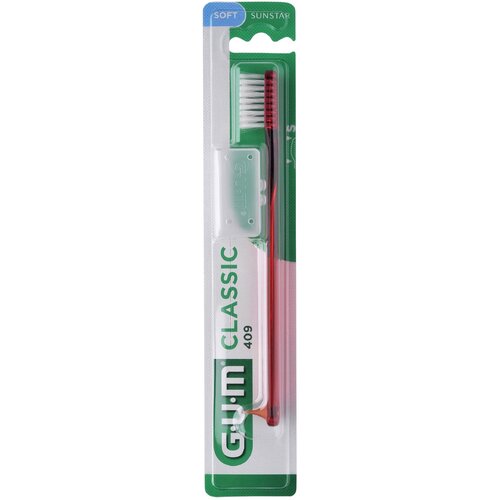 Szczoteczka do zębów SUNSTAR GUM Classic 409 Czerwony