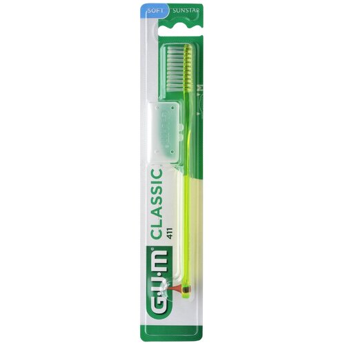 Szczoteczka do zębów SUNSTAR GUM Classic 411 Zielony