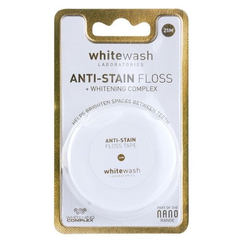 Nić dentystyczna WHITEWASH NF01 Nano Range Anti-Stain (25 m)