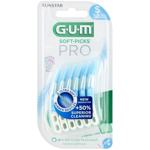 Szczoteczki międzyzębowe SUNSTAR GUM Soft-Picks Pro S (30 sztuk)