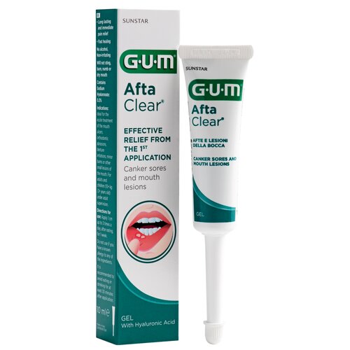 Żel na afty GUM Aftaclear 10 ml