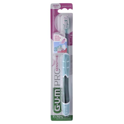Szczoteczka do zębów SUNSTAR GUM Sensitive Pro Biało-zielony
