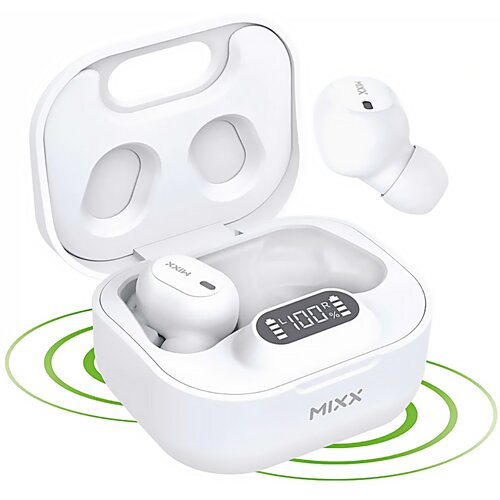Słuchawki douszne MIXX StreamBuds Dots Charge Wodoodporne Biały