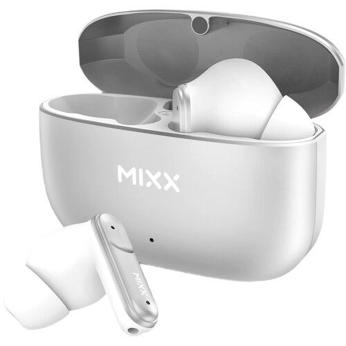 Słuchawki dokanałowe MIXX StreamBuds Custom 3 Wodoodporne Biało-srebrny