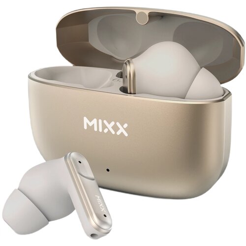 Słuchawki dokanałowe MIXX StreamBuds Custom 3  Szaro-złoty