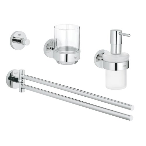 Zestaw akcesoriów toaletowych GROHE Essentials 40846001 Chrom